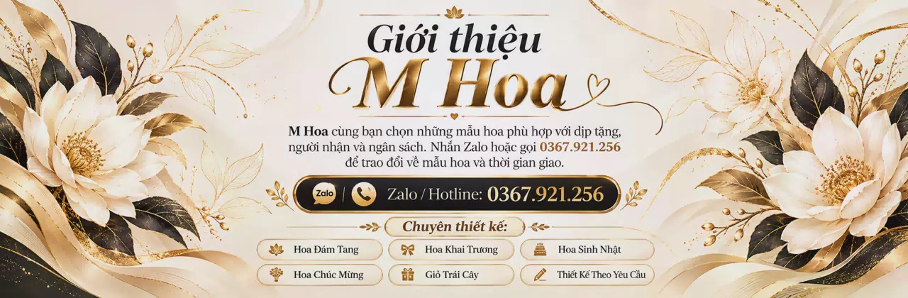 Ảnh bìa Shop hoa tươi Xã Tân Phú Vĩnh Long - Để lời nhắn thêm dịu dàng